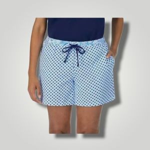 Carole Hochman Women's 1-Piece Blue Pajama Shorts, Size XL  Pocket Lightweight